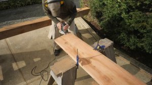 Build a Curved Rafter Cedar Pergola - Sawn Arches