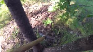 Постройка MTB трассы в Дубках #15. Строительство контр-уклона