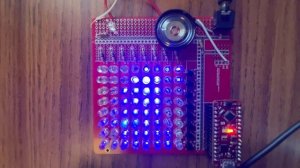 Bad Apple!! but it's an 8x8 LED display