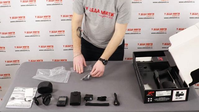 Металлоискатель XP Deus v5.21 (катушка HF 13x24, блок, наушники WS4) распаковка смотреть онлайн