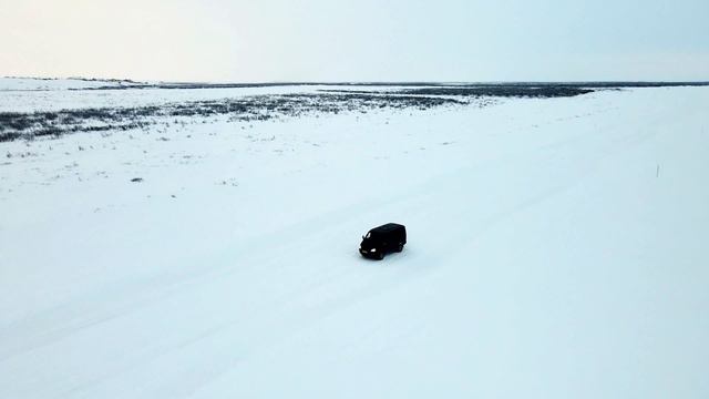 Зимняя автодорога Яр-Сале - Сюнай Сале смотреть онлайн