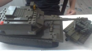 мини лего танк