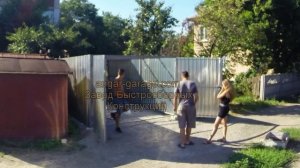 Гараж разборный из профнастила