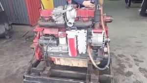 Обкатка мотора Cummins 8.3 комбайна Кейс після капітального ремонту.