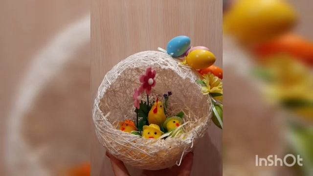 Поделка в детский сад на паску.Пасхальна поробка