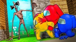 SCP ПРЯТКИ В МИРЕ МАЙНКРАФТ! ПРЕДАТЕЛИ АМОНГ АС СПРЯТАЛИСЬ В НЫЧКЕ! СИРЕНОГОЛОВЫЙ ИЩЕТ В Garry`s Mod