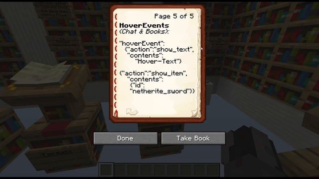 Redstone Commands: Episode 9 - JSON Text and its Uses Java Edition 1.19