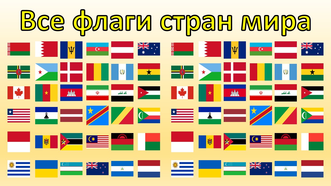 Все флаги стран мира flags all countries of the world part 1.mp4