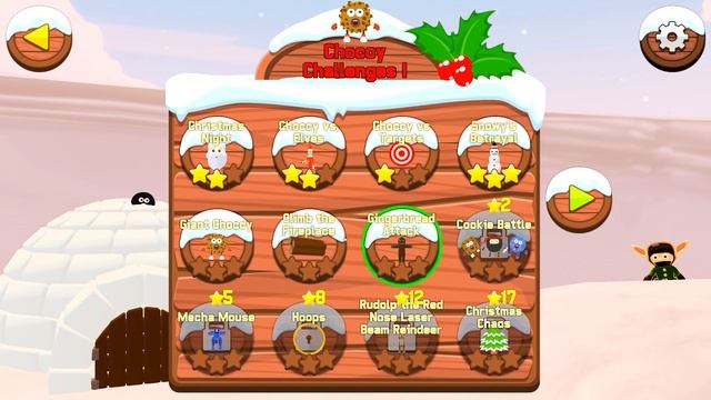 ПЕЧЕНЮХИ против САНТА КЛАУСА в веселом развлекательном видео игра #ФГТВ смотреть онлайн