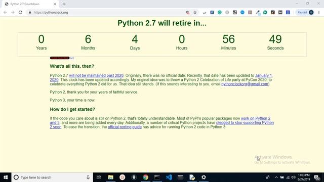 Why is Python2 still maintained after Python3 ?