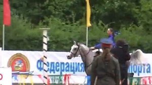 Подольск КСК"Фаворит"джигитовка июль 2007г выступл. Яны Васильевой