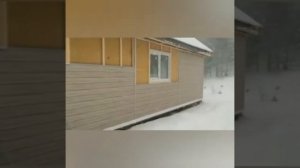 Монтаж сайдинга винилового Docke LUX Брус D6S, Орех 3660х300мм, ЛО | Строительный сервис Сайдинг77