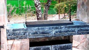 Мангал в стиле ХАЙ ТЕК