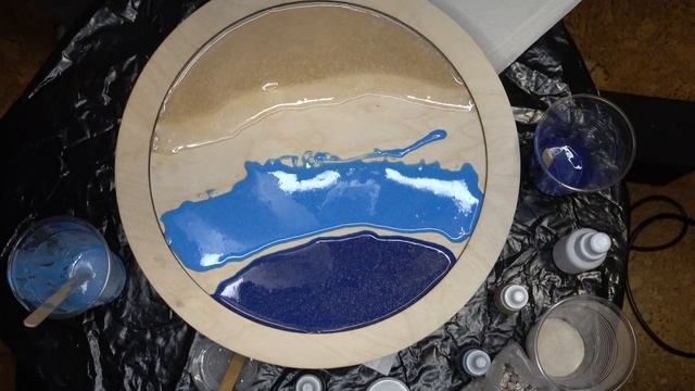 Эпоксидная смола. Морское панно из эпоксидной смолы. смотреть онлайн