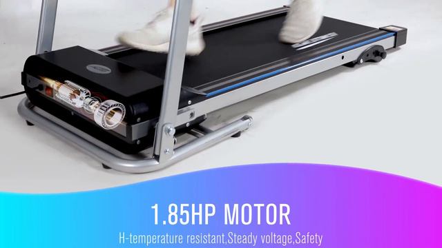 Genki 1.85HP Electric Treadmill with 12 Training Programs and Heart Rate Sensors смотреть онлайн