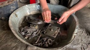 Dozer Excavator DX140W Hub Axle Cross Repaire｜｜ How To Repaire DX140W Excavator Hup Axle-(2160p60)