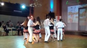 Rueda de Bachata "Porque Te Amo" Bachata modern show ll Шоу Бачата Руэда, Russia 2013 02