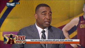 Cris Carter praises Kevin Love's strength in opening up about his mental health | FIRST THINGS FIRS