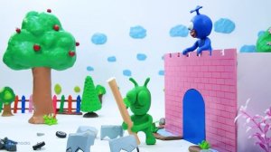 Pea Pea Helping Boom Rescue His Police Car Toys |@PeaPeaChannel Cartoon for Kids