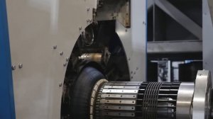 Этап сборки шины на барабане