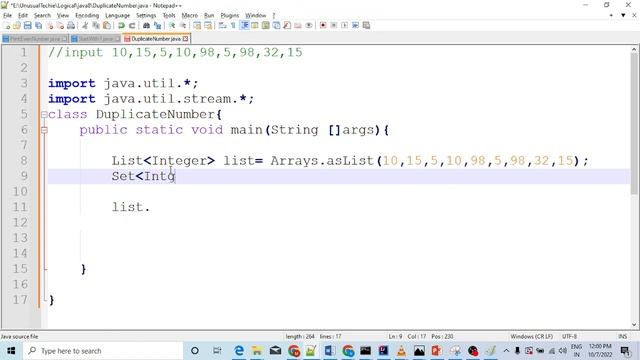 How to find duplicate elements in a given integers list in java using Stream functions?