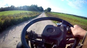 Багги из подрамника ОКИ, двигатель Лифан 6.5 Короба Ока. Передний привод