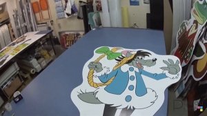 Волк из мультика "Ну, погоди". делаем ростовую фигуру.