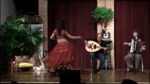 Ahava, dancing to Carmine Guida with Badrawn at YaaHalla Y'all 2012