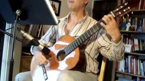 Milonga for Three by Astor Piazzolla played by Martin de Zuviria on the guitar