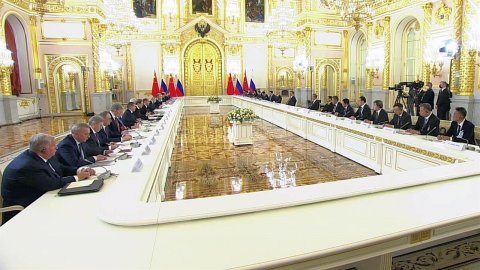 В Кремле продолжаются российско-китайские переговоры