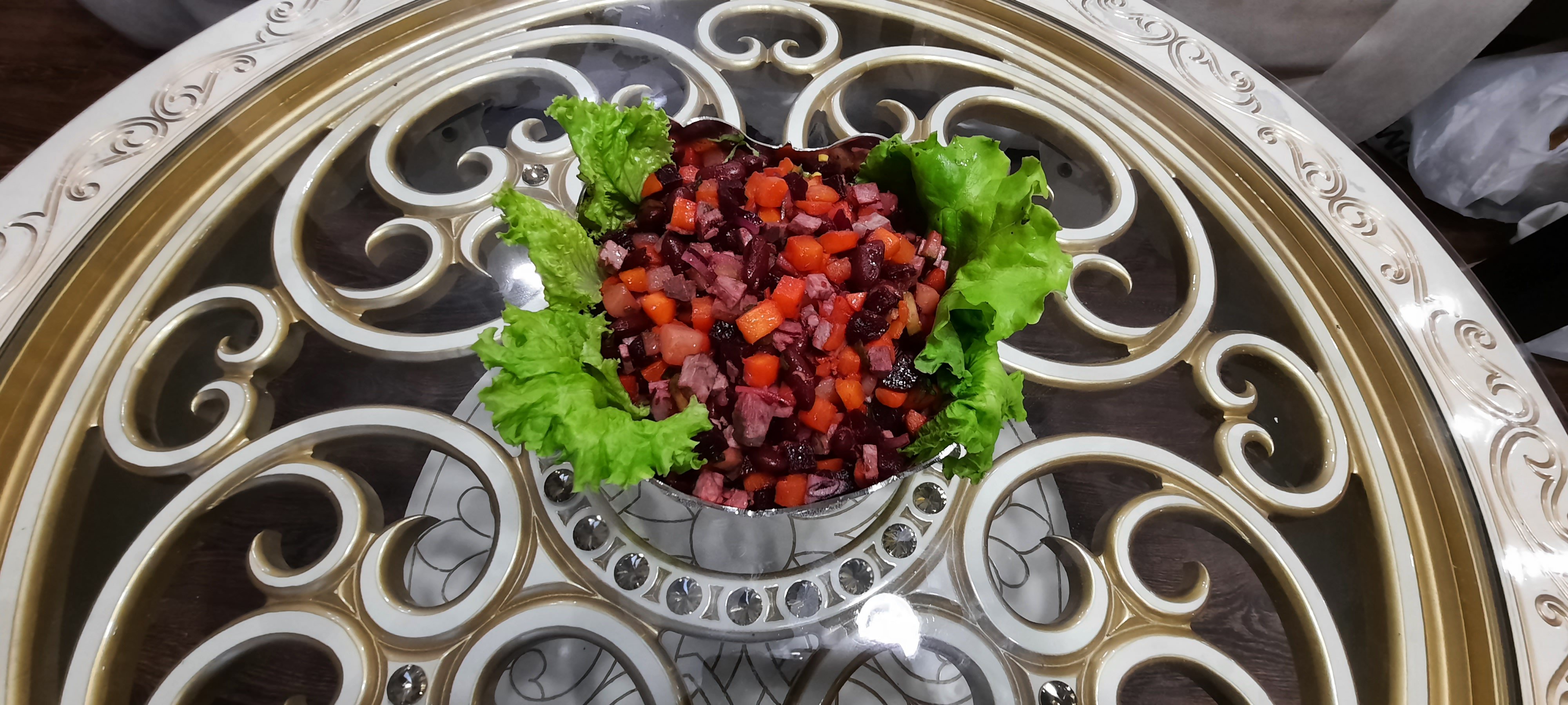 винегрет, винегрет с мясом #винегрет #салат
