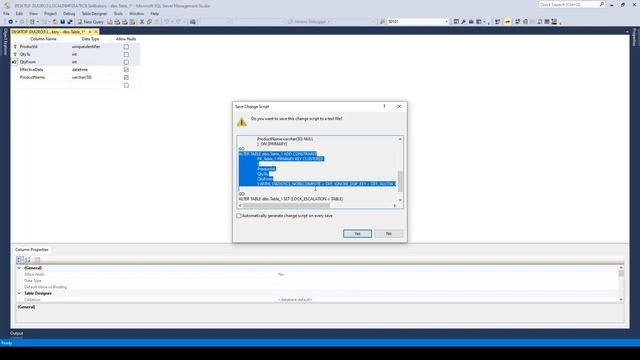 SQLServer 2019 - Creating Composite Keys (Primary Key) using SQL Server Management Studio