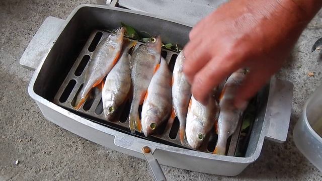 Мини-коптилка для мини-окуней смотреть онлайн