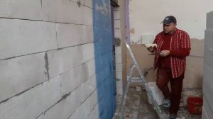 Наклейка фасадной сетки на стену. Когда нет опыта