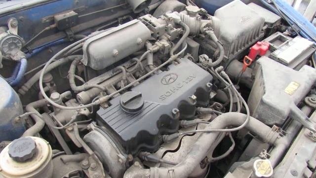 Двигатель Hyundai для Accent II (+ТАГАЗ) 2000-2012
