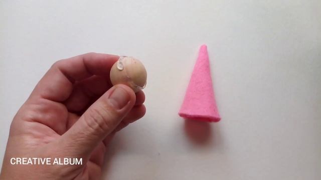 Crafts from natural materials. Cone toy. смотреть онлайн