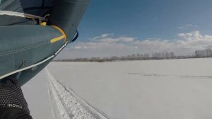 Вингфойл зимой на лыжах