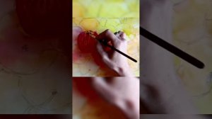 акварель рисования творчество живопись яблоки