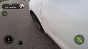 Разгон KIA CERATO на кованных дисках и штампованных.