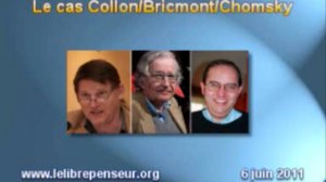 Le cas Collon/Bricmont/Chomsky 