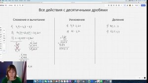 ВСЕ действия с десятичными дробями