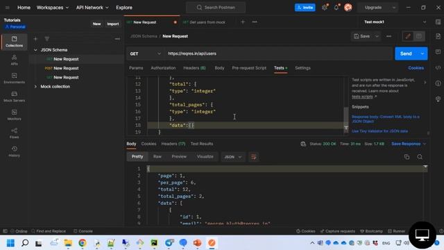 Валидация JSON в Postman