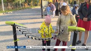 В Навашино открылась аллея, благоустроенная по программе «Формирование комфортной городской среды»