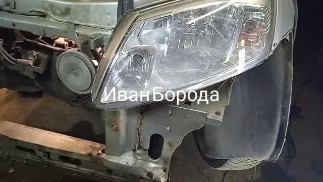 Ремонт рамки радиатора, (телевизора). Калина, Гранта. смотреть онлайн