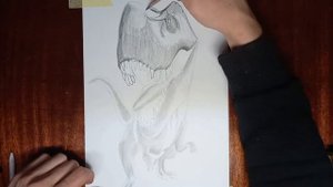 Как нарисовать динозавра.