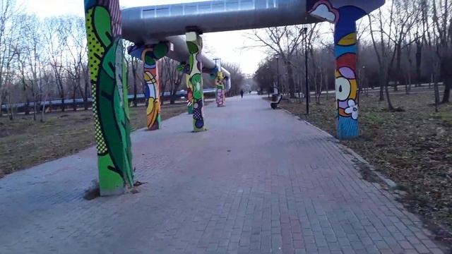 Граффити на Плодушке. Ленинский район. Челябинск. смотреть онлайн