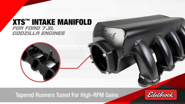 Edelbrock® XTS™ 102 Intake For Ford 7.3L Godzilla Engines смотреть онлайн