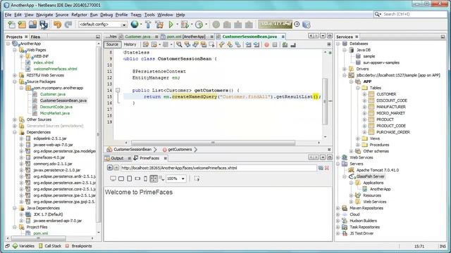 NetBeans 8 Loves PrimeFaces (Part 2) смотреть онлайн