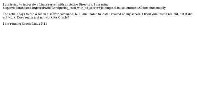 Realm on Oracle Linux смотреть онлайн