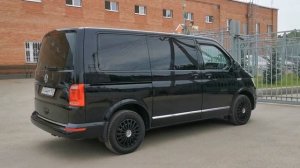 Электропривод сдвижной двери ТРОС на Volkswagen Caravelle T6 с штатным доводчиком от компании АДОР